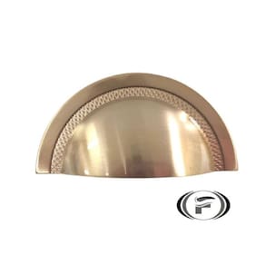 Puxador Concha Shell 64mm Gold Escovado Zen ZP4318