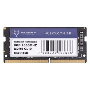 Memória Para Notebook Husky Technologies 8GB 2666MHz DDR4 CL19 - HTCQ001