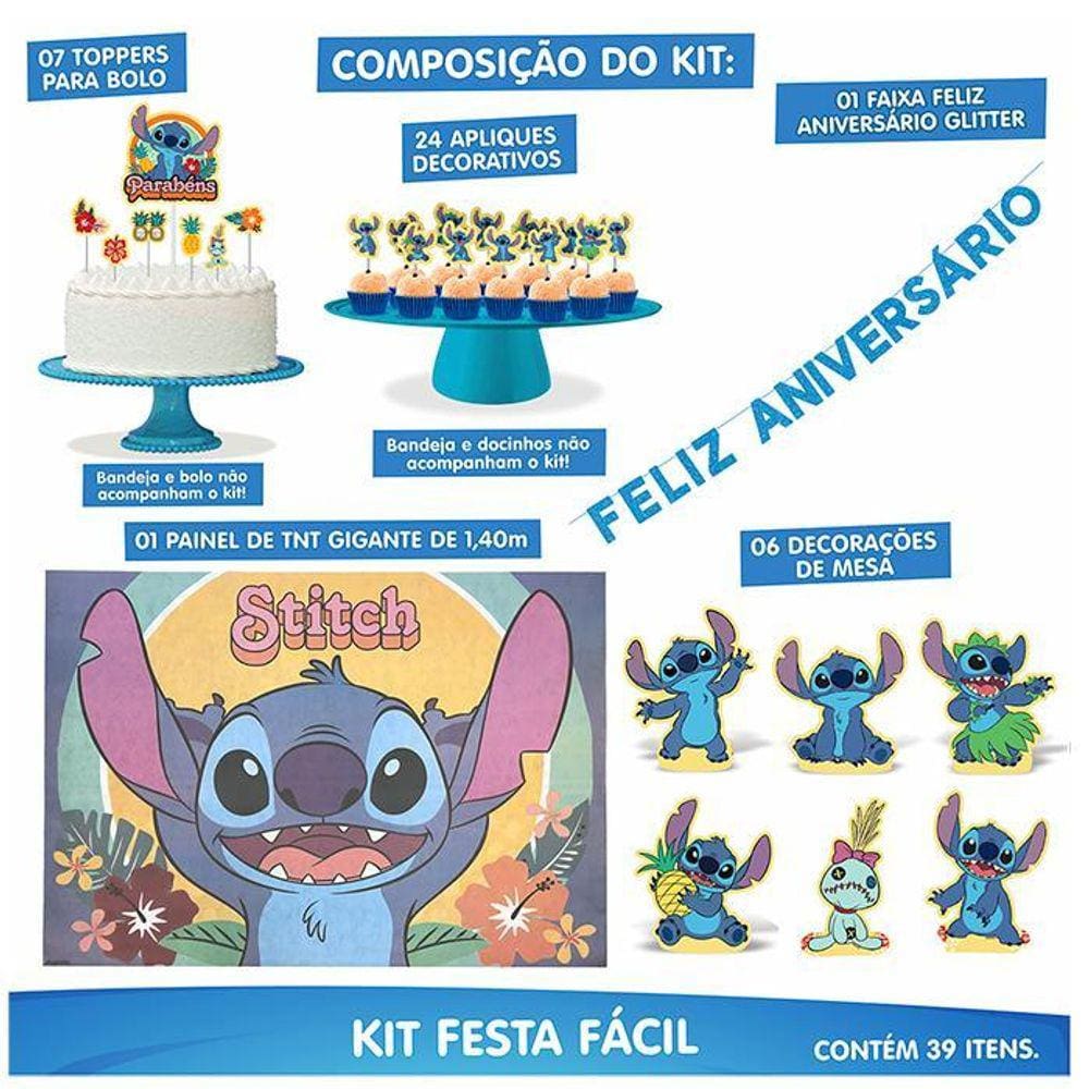 Kit Festa Fácil Decoração Aniversário 39 Pçs - Mundo Bita 