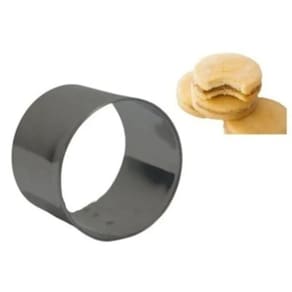 Aro Cortador Redondo Bem Casado 6x3cm Em Inox - 3 Peças
