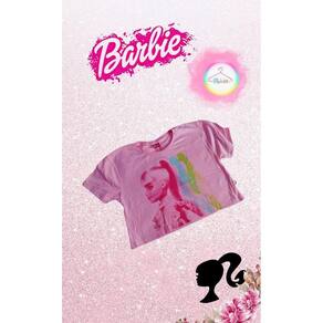 Conjunto Infantil Fakini Barbie Feminino - Mescla