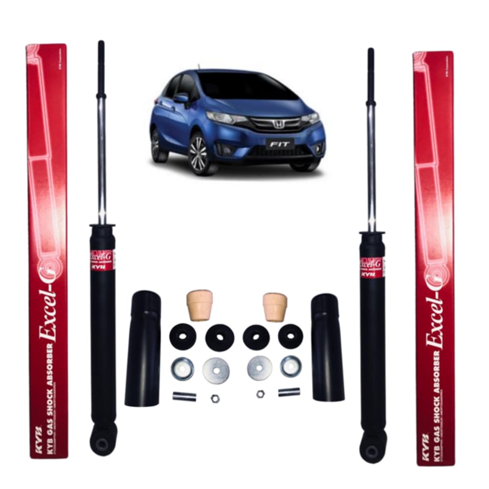 Amortecedor Honda Fit 2005 Direito/Esquerdo Traseiro + Kit Batente Kayaba