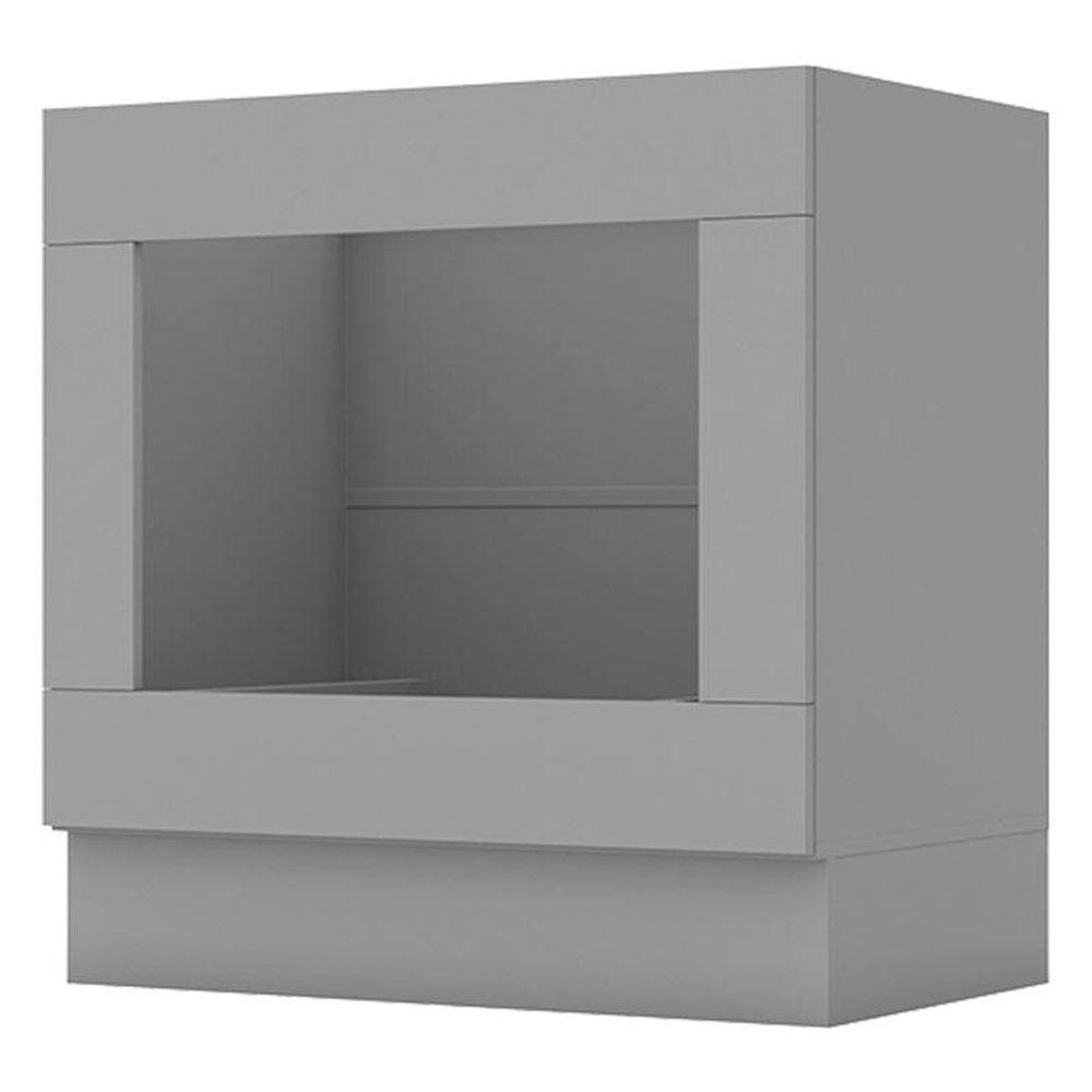 Balcão Forno de Embutir 80cm Americana Cinza - Henn