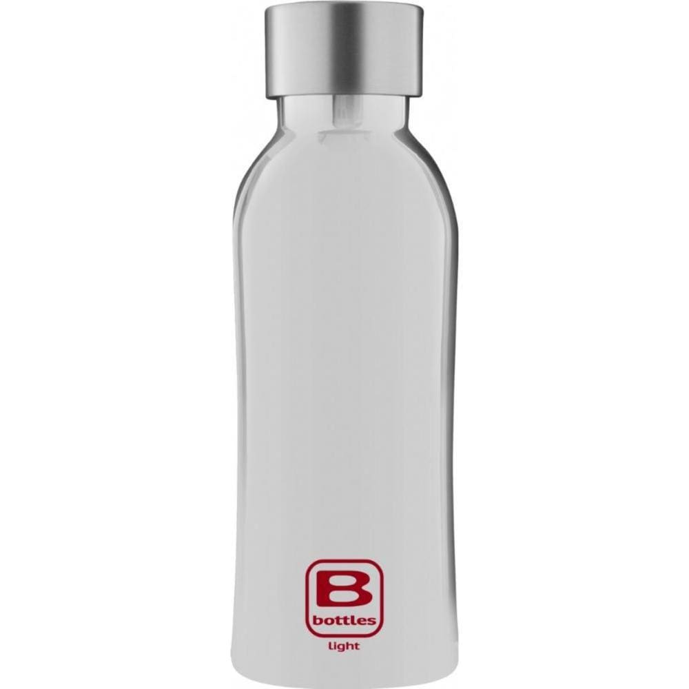 Garrafa Térmica 530ml Squeeze Academia Prata Light Bugatti
