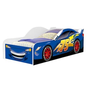Cama Infantil / Mini Cama Carro Azul - Unissex