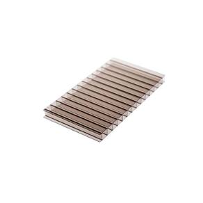 Chapa de Policarbonato Alveolar Bronze 6mm - 1,05m x 6,00m