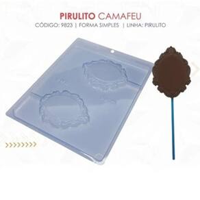 Kit 10 Formas Acetato Bwb Simples 9823 - Pirulito Camafeu