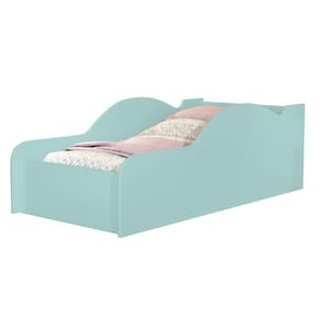 Mini Cama Infantil Juvenil Montessoriana Verde Menta 100% MDF