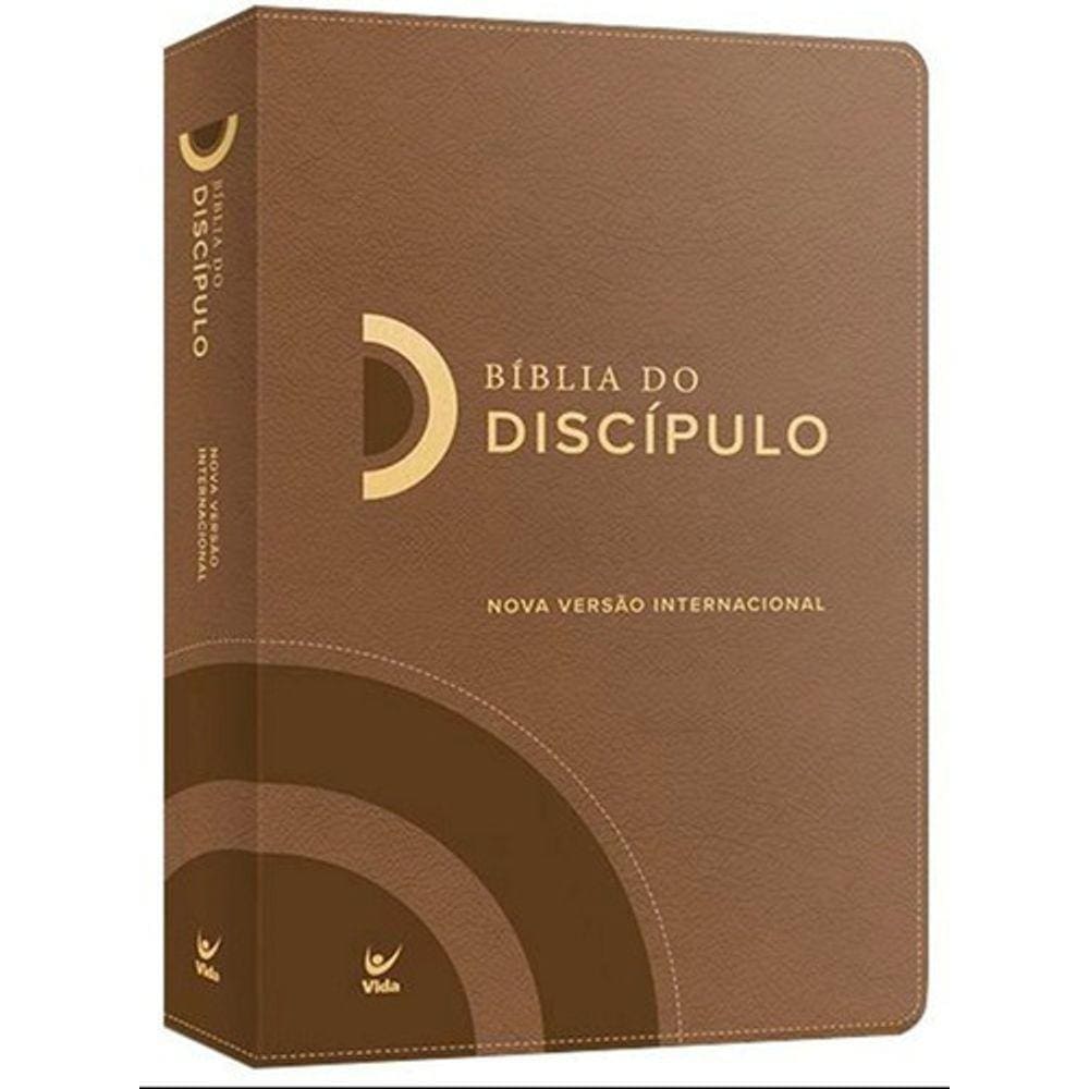 Bíblia Do Discípulo | Versão Nvi | Capa Luxo Marrom