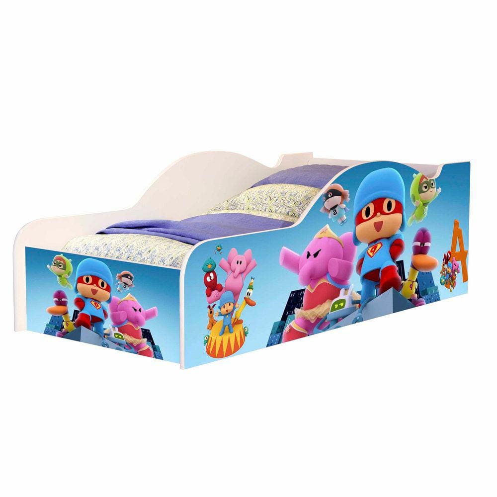 Mini Cama P/ Crianças Fácil Acesso Pocoyo