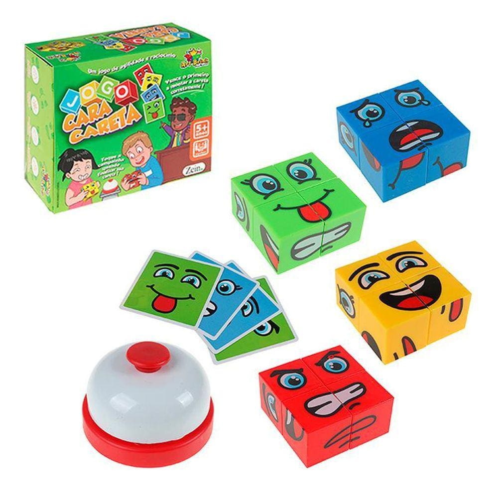 Jogo Cara Careta De Agilidade E Raciocínio Divertido