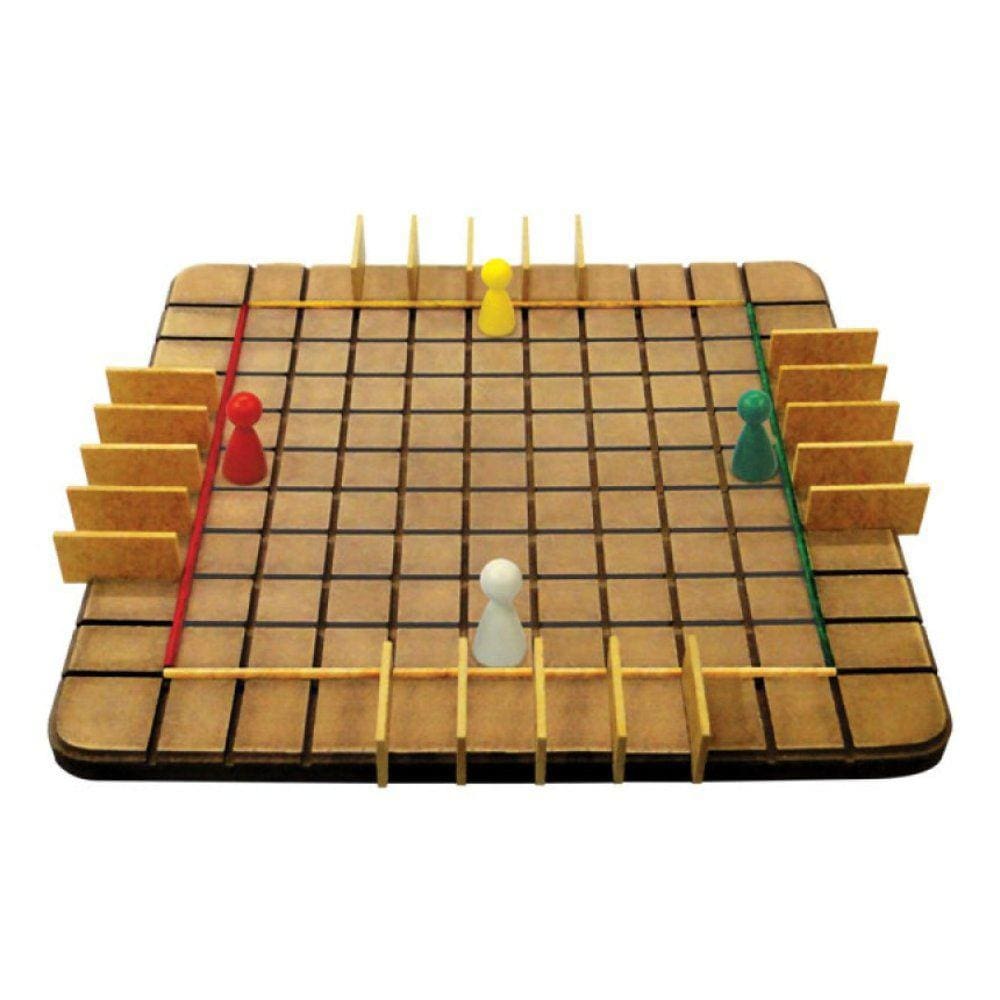 Bloqueio 4 Cores em Madeira Jogo Abstrato Ludens Spirit JP004