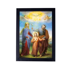 Lindo Quadro menino jesus maria e josé 24X33 P8475
