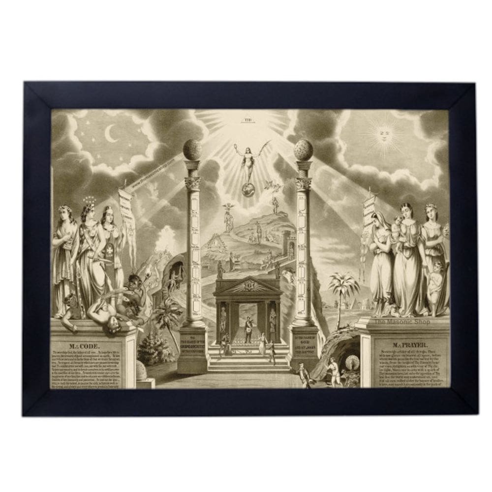 Lindo Quadro maçon maçonaria 24X33 P8465