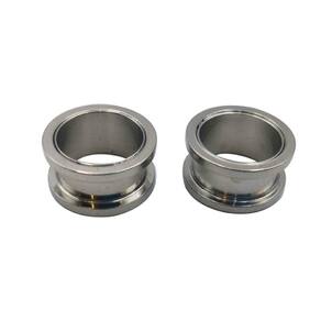 Brincos Alargador 22mm A 30mm Túnel Aço Prateado 1 Par
