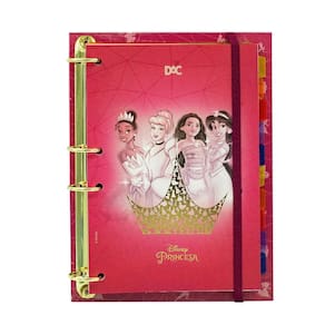 Caderno Argolado Colegial Dac + 144 Folhas Princesas