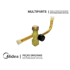 Valvula Serviço Ar-Split 3/8 - 07404047 Midea