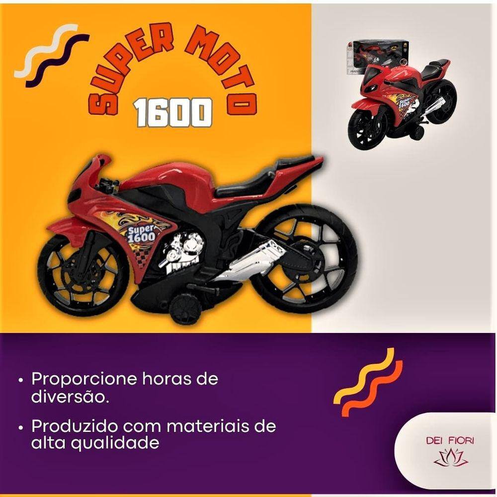 Moto Raging Corrida Infantil - Bs Toys