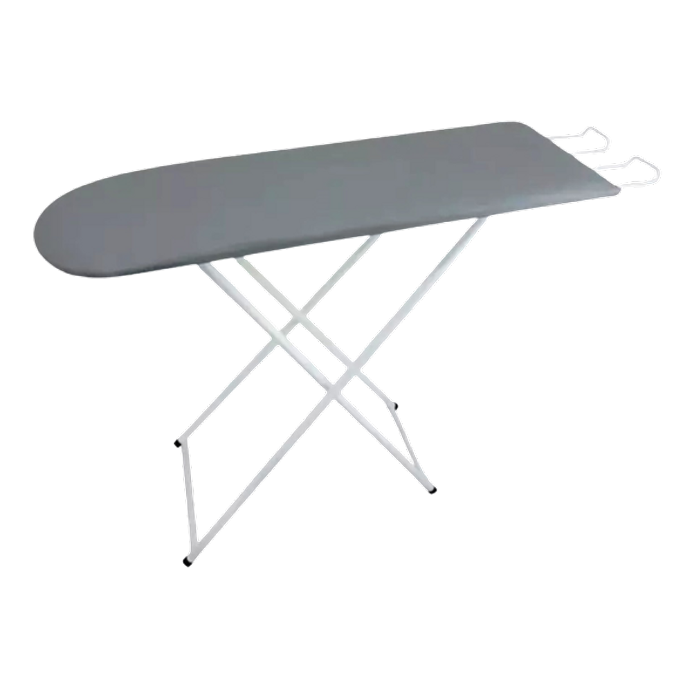Tábua Mesa De Passar Roupa Aço Com Porta Ferro Retrátil Plus