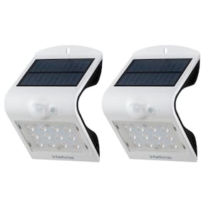 Kit 2 Arandelas Solar Integrada Asi 220 para Parede Externa Luz Branca Intelbras