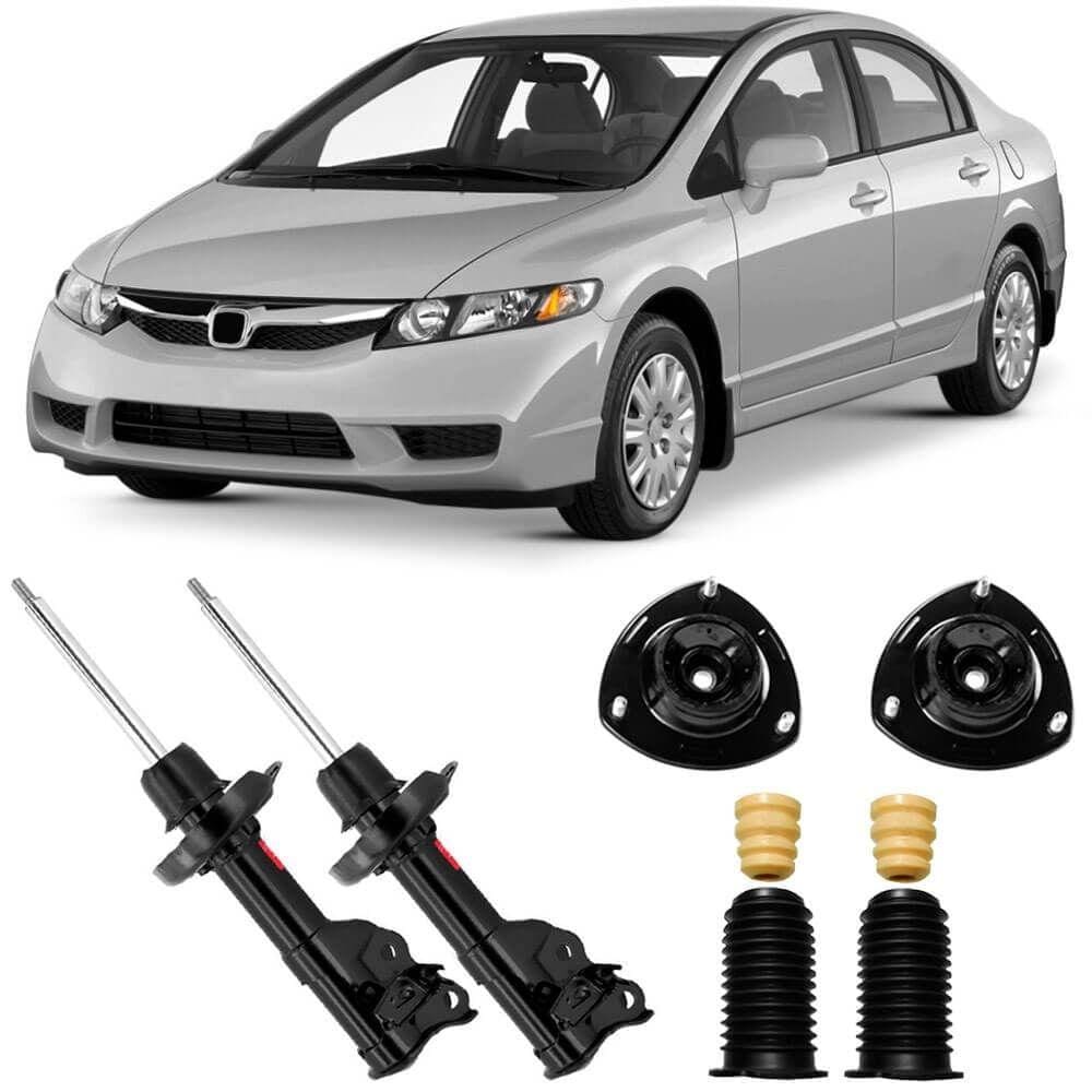 2 Amortecedor Honda Civic 2006 A 2011 Dianteiro Kyb E Kit