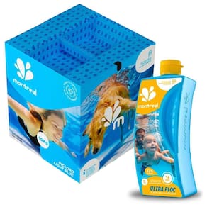 Cloro Granulado Light Blue 10 KG + Clarificante Floculante para Piscinas e Hidrotanques MONTREAL