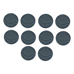 10pc Difusor Ar Condicionado Ventilacao Universal 53mm Preto