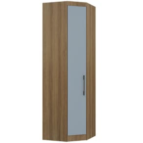 Guarda Roupa de Canto Diagonal Modulado 70cm 1 Porta Paris Luciane Móveis