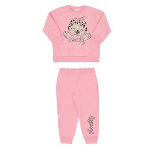 Conjunto Bebê Menina Pulla Bulla Rosa 49512