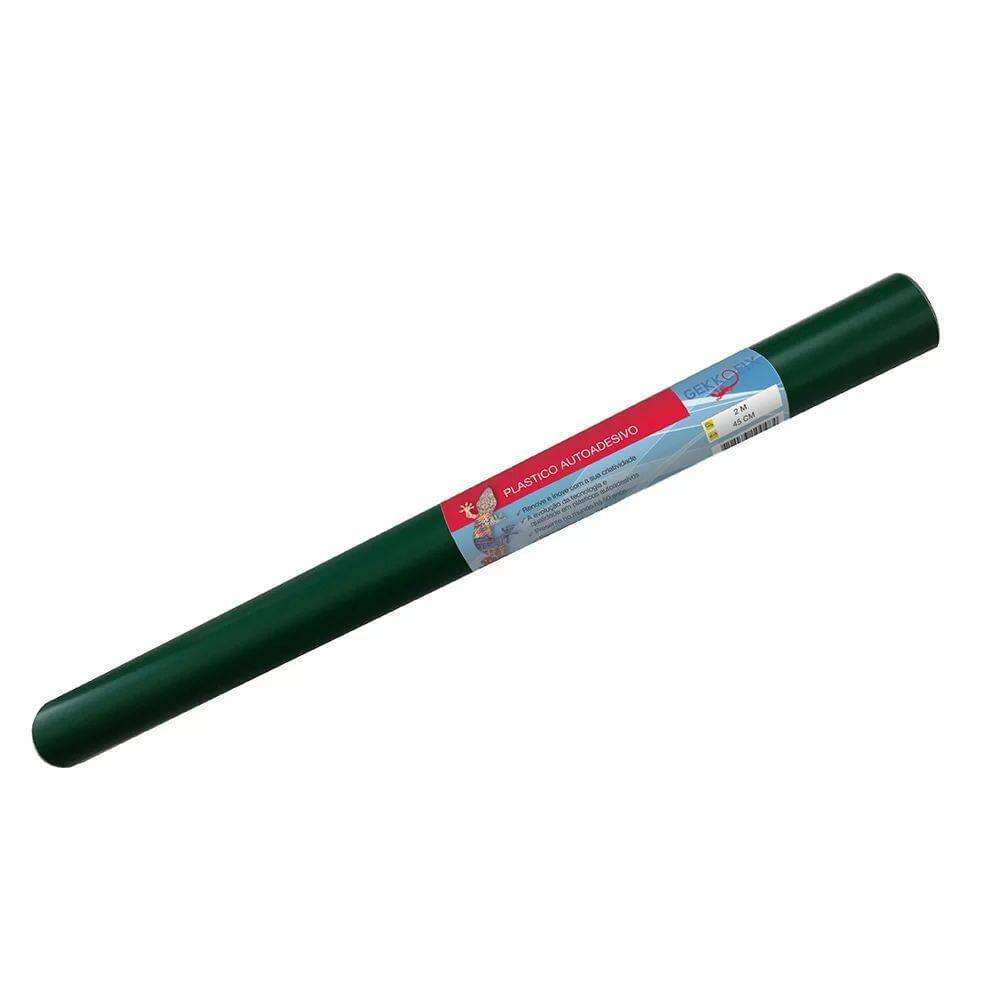 Plástico Adesivo 10184 2m x 45cm Verde Escuro - Gekkofix