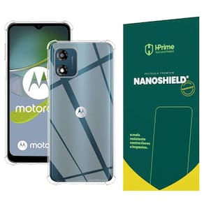 Kit Capa Case Para Moto E13 Anti Impacto + Película Hprime