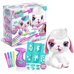F0110-4 Fun Pelucia Cachorrinho Puppy Para Pintar Airbrush