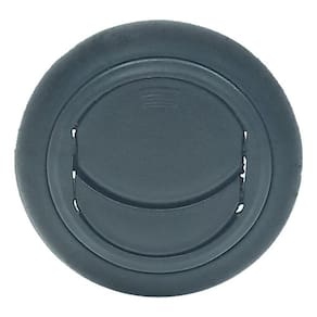 1 Difusor Ar Condicionado Universal 60mm Com Anel - Preto
