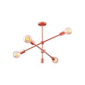 Lustre Pendente Startec Circuit 4 Cobre E27 Bivolt
