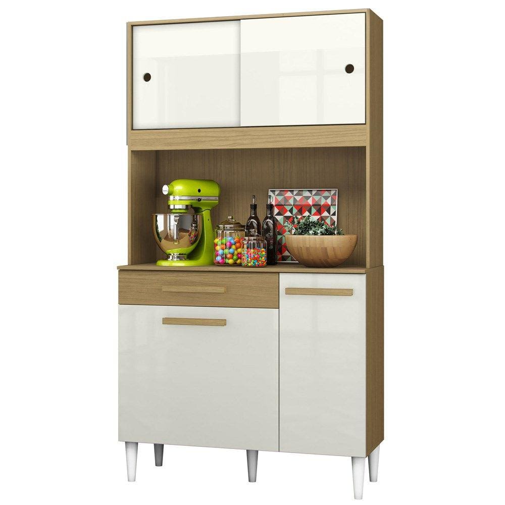 Kit Cozinha Compacta 91cm 2004306 Atacama Off White ARMoveis
