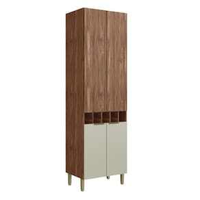 Paneleiro 70cm 4 Porta Montenegro Decibal Wengue|Cristalo