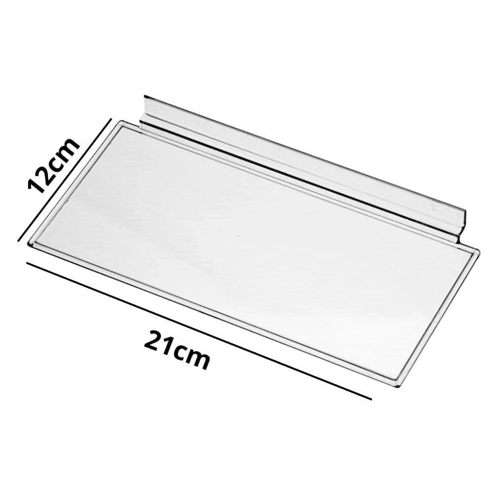 10 Bandejas De Acrilico 21 cm p/ Painel Canaletado