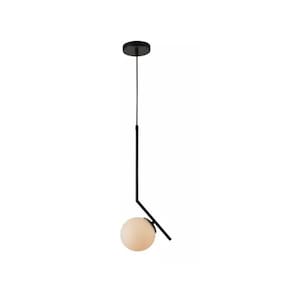Lustre Pendente Avant Pérola Brinco Max 1xG45 Preto Fosco
