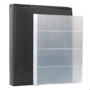 Álbum Fichário 30 Folhas PP Cédulas 4 Espaços 32x24 Cobra GF