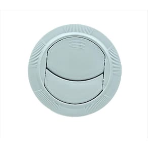 1 Difusor Ar Condicionado Ventilacao Universal 68mm Cinza