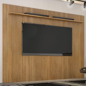Estante Home Suspenso Frisado Para TV Até 75 Polegadas Curitiba sem Nicho Valdemóveis