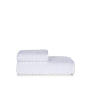 Toalha de Banho Felpuda Jogo de Toalha 2 Peças kit de Toalha Banhão e Toalha de Rosto Jogo de Banho 100% Algodão Fio Penteado Marca Casa da Toalha