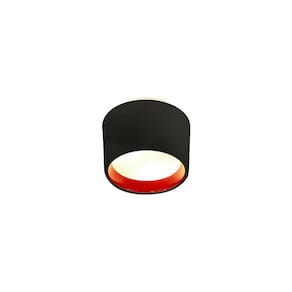 Plafon Newline Circle Sn10150 E27 Bivolt Preto/Cobre