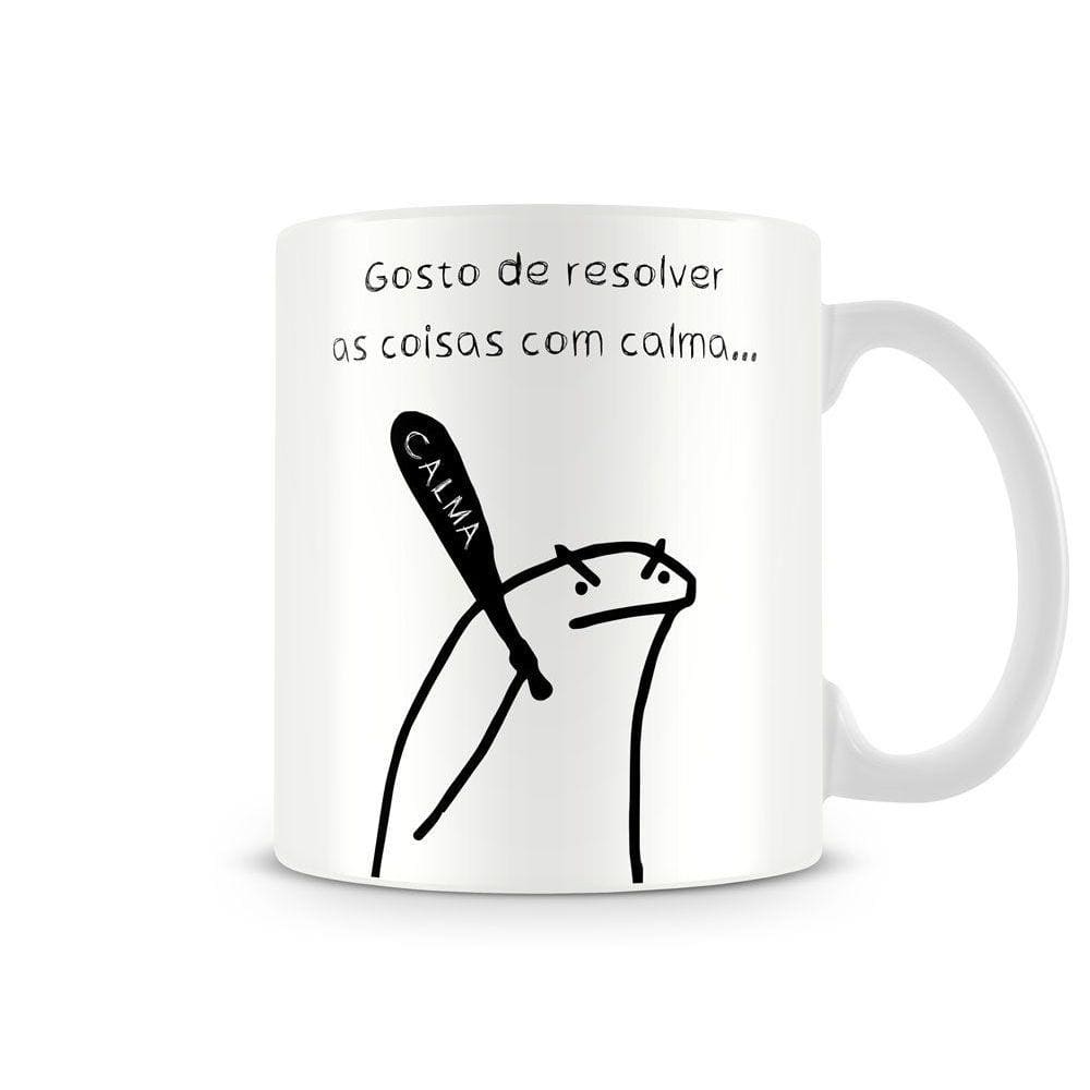 Caneca Flork Meme Boneco Palito Carregando Paciência Erro