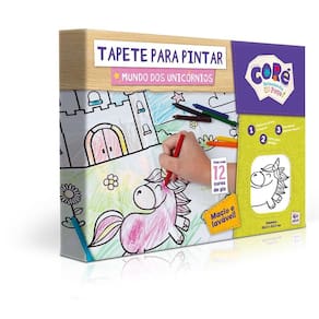 Tapete Para Pintar Mundo dos Unicórnios - Toyster