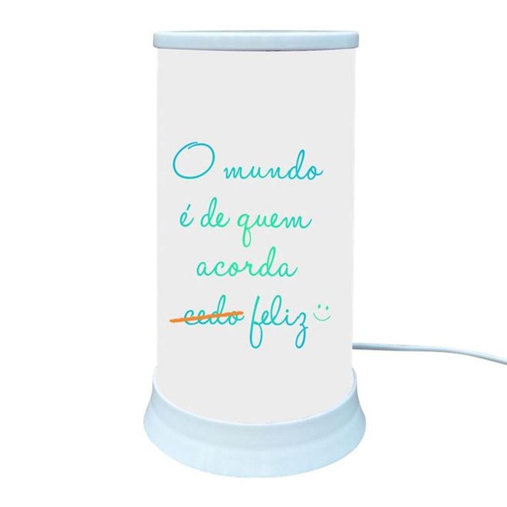 Luminária de Mesa Hug Acorda Feliz