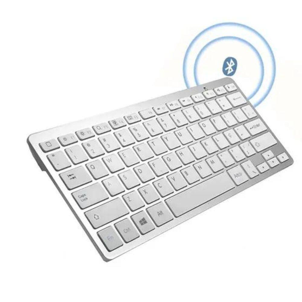 Teclado Portátil Sem Fio Bluetooth Para Tablet Celular Casas Bahia