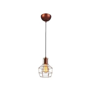 Lustre Pendente Avant Adhara Aço 1xE27 Cobre Fosco
