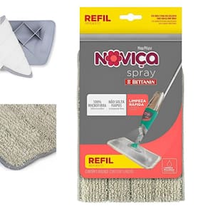 Refil Mop Spray Slim Noviça Tecido Microfibra Limpeza Casa Chão BT191R Bettanin