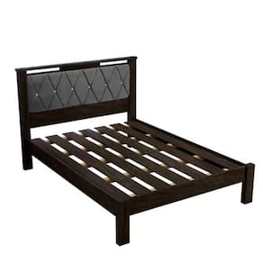 Cama De Casal Alaska Mocaccino/Cinza – Carmolar Móveis